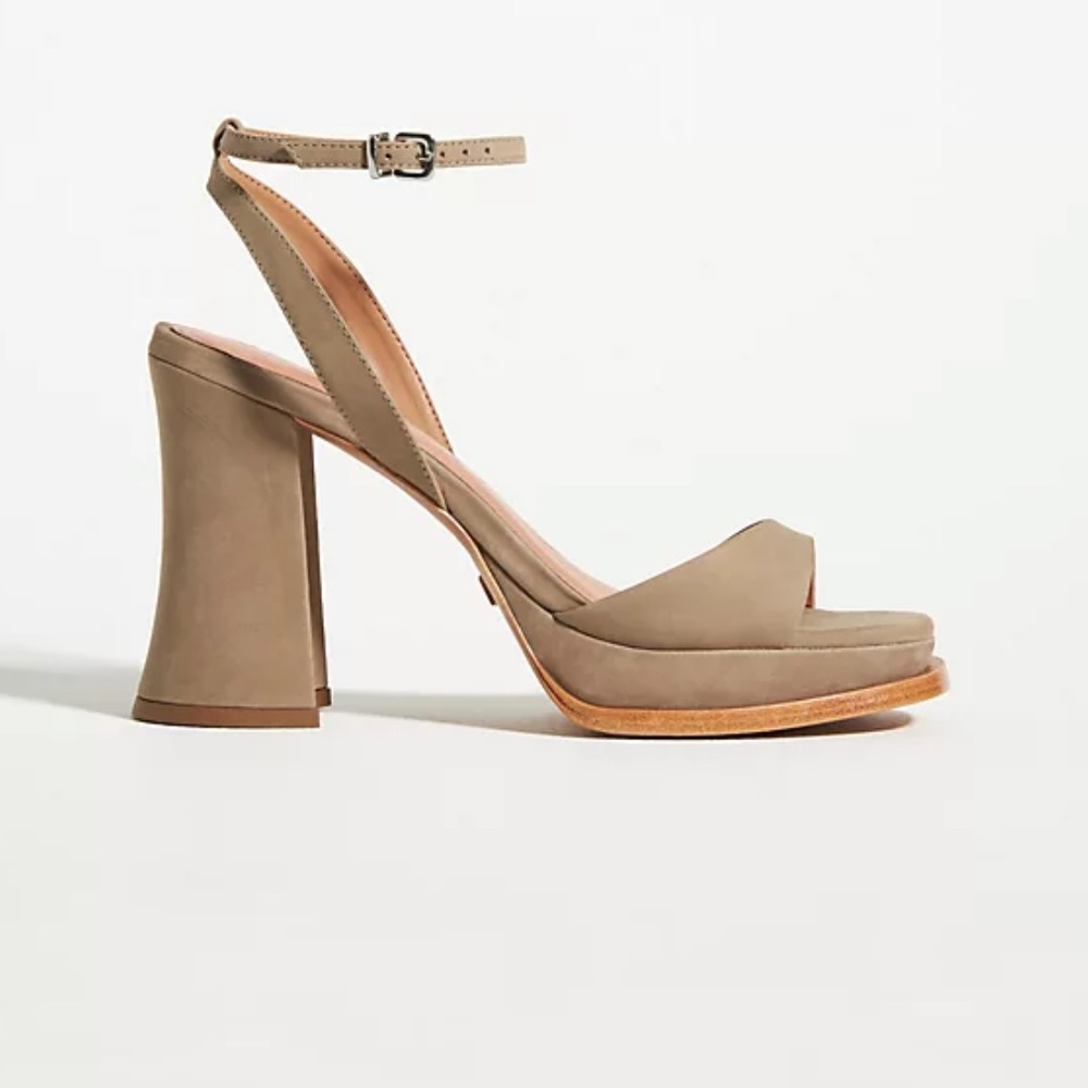 *Anthropologie Vicenza Strappy Platform Heels